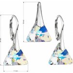 Pavona sada s krystaly Swarovski náušnice a přívěsek ab efekt trojúhelník 39174.2 – Sleviste.cz