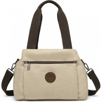 Dámská plátěná multifunkční crossbody taška KONO Saviora khaki