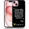 Pouzdro a kryt na mobilní telefon Apple Pouzdro Picasee ULTIMATE CASE Apple iPhone 15 - Kazma - SVĚT PATŘÍ TĚM, CO SE NEPOSEROU