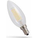 Spectrum LED LED CANDLE E-14 230V 4W COG 1800K CLEAR – Zboží Živě