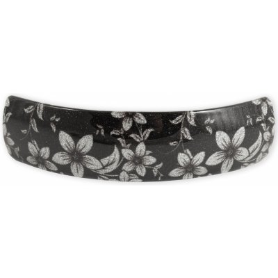 Hranatá spona s květinovým motivem varianta C – Sleviste.cz