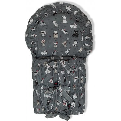 ESITO zavinovačka obdélníková Pejsek Šediváček šedá – Sleviste.cz