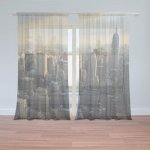 Sablio Záclony New York Skyline: 2ks 150x250cm – Hledejceny.cz