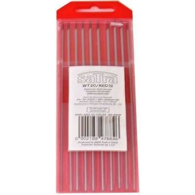 Pro-Tech shop Wolframová elektroda 1,6 mm profi Satra červená tig WT20/RED16 06503 – Sleviste.cz