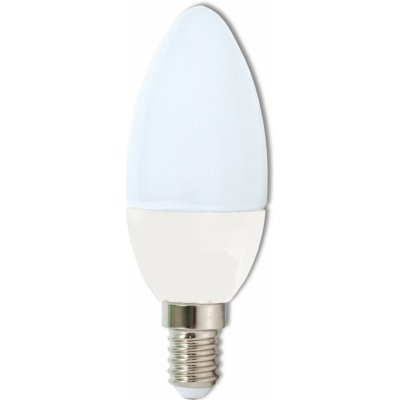 Ecolite Mini LED žárovka E14 svíčka 5W teplé bílé světlo 15 SMD diod 2835 – Zboží Mobilmania