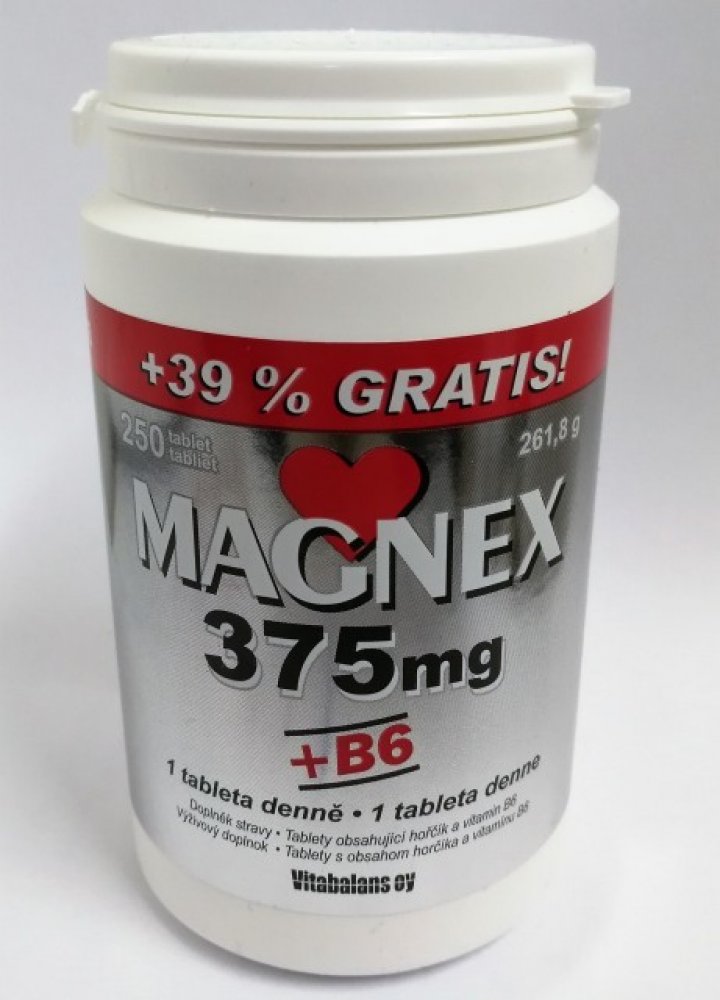 Vitabalans Magnex 375 mg +B6 250 tablet | Srovnanicen.cz