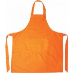 Printwear Bavlněná pracovní zástěra s nastavitelným výstřihem Oranžová NT5220 – Zboží Mobilmania