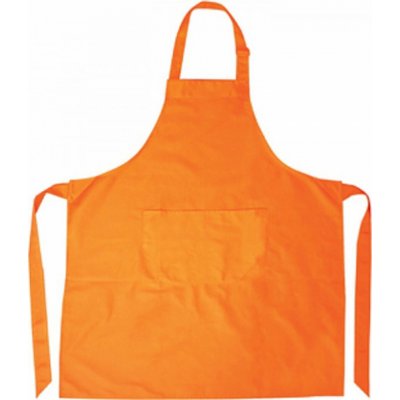 Printwear Bavlněná pracovní zástěra s nastavitelným výstřihem Oranžová NT5220 – Zboží Mobilmania