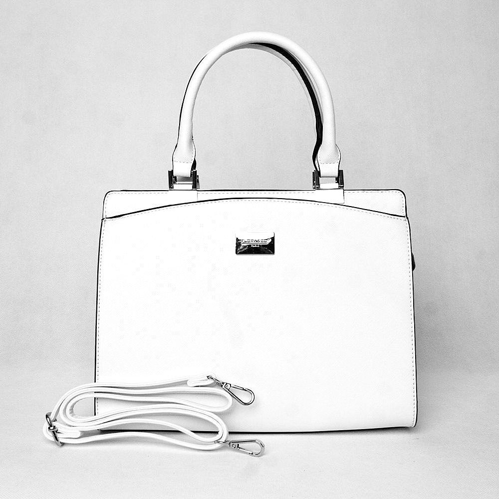 Flora & Co dámská elegantní kabelka do ruky F6346 bílá