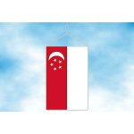 LIBEA, s.r.o. Singapur stolní vlaječka Uchycení: Šňůrka (pro zavěšení) – Hledejceny.cz