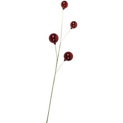 Boltze Dekorační větev Sylvia, červená, 50 cm – Hledejceny.cz