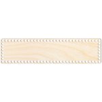 Woody Crafts Přírodní dno na háčkované košíky - Obdélník Velikost: 20x10 cm – Zbozi.Blesk.cz