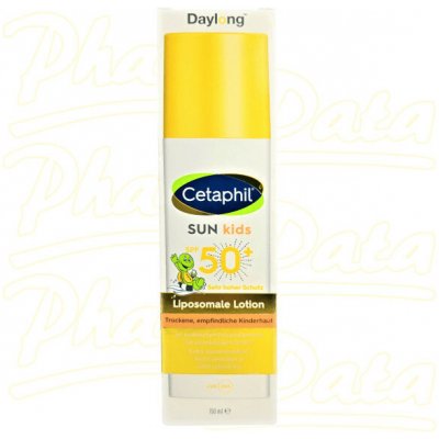 Daylong Cetaphil SUN kids Liposomale Lotion SPF50+ lipozomální tělové mléko s ochranným faktorem 150 ml – Zboží Dáma