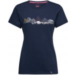 La Sportiva Peaks T-Shirt Women Tmavě modrá – Zboží Mobilmania