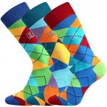 Lonka Společenské ponožky DIKARUS kostka / mix B – Zboží Dáma