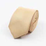 Decofashion Kravata champagne s jemnou aplikací – Zboží Dáma