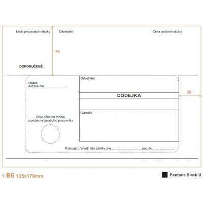 Obálka dodejka bílá B6, olizová, samopropisovací 125x176 mm 1ks – Hledejceny.cz