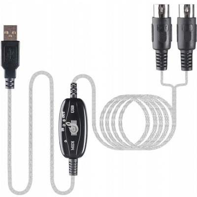 KABEL KONVERTOR USB NA MIDI IN OUT ROZHRANÍ – Zboží Živě