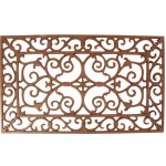 ESSCHERT DESIGN BEST FOR BOOTS litinová obdelníková s ornamenty červeno-hnědá 58 x 34 cm – Zbozi.Blesk.cz