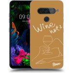 Pouzdro Picasee silikonové LG G8s ThinQ - Wine not čiré – Sleviste.cz