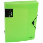Karton P+P Maxi Opaline Frosty krabice s gumou zelená A4 – Zboží Živě