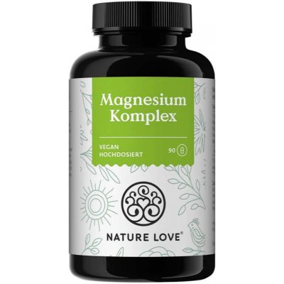 Nature Love Magnézium komplex 400 mg elementárního hořčíku 90 kapslí – Hledejceny.cz