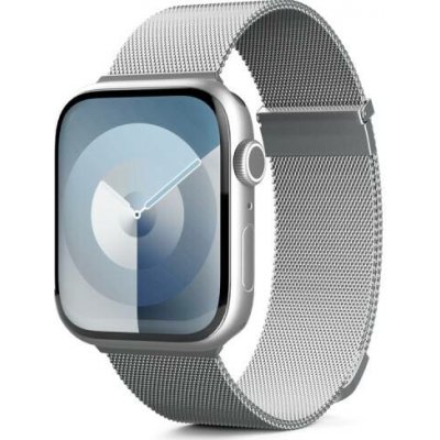 Epico Milanese+ pro Apple Watch SE/Series 1-11 (38/40/41/42mm) - stříbrný 69818182100002 – Zboží Živě