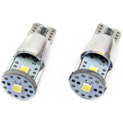 AMiO LED žárovky CANBUS 3SMD 2835 T10e (W5W) ALU White 12V/24V – Hledejceny.cz