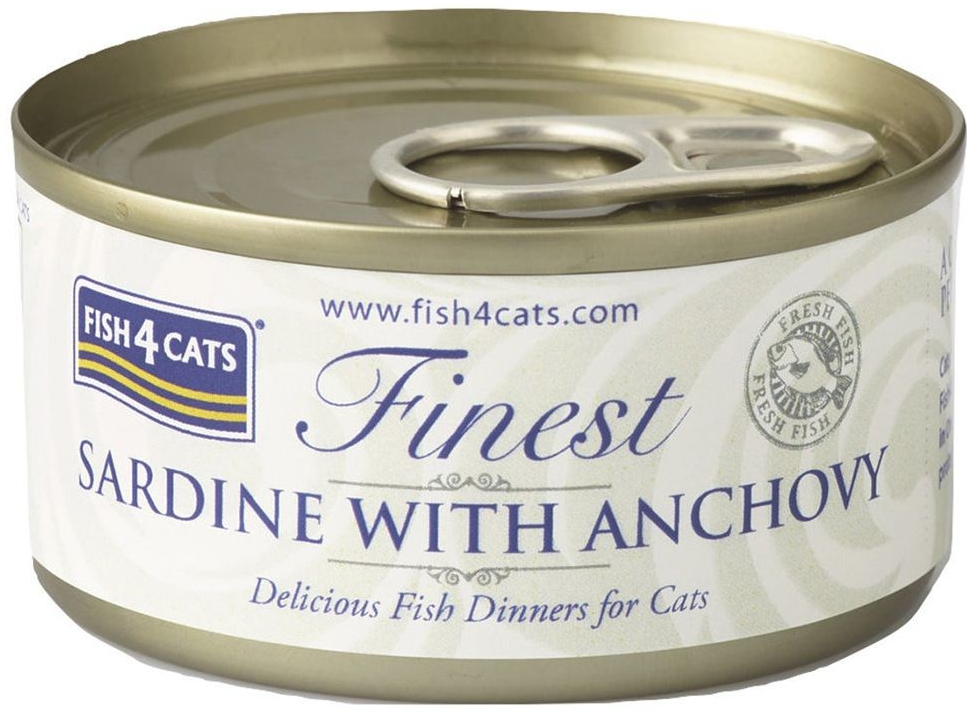 Fish4cats Finest Sardine & Anchovy 70 g