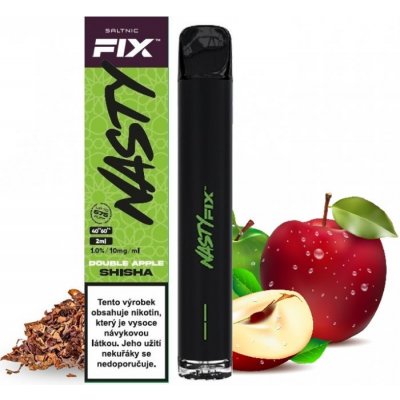 Nasty Juice Air Fix Double Apple Shisha 10 mg 675 potáhnutí 1 ks – Zboží Mobilmania