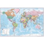 PP Psací podložka na stůl 60x40 mapa Svět – Zboží Dáma