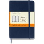 Moleskine zápisník v tvrdých deskách vel. S 9 × 14 cm linkovaný modrý – Hledejceny.cz