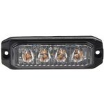 Blikač výstražný LED oranžový profi slim 4 diodový – Hledejceny.cz