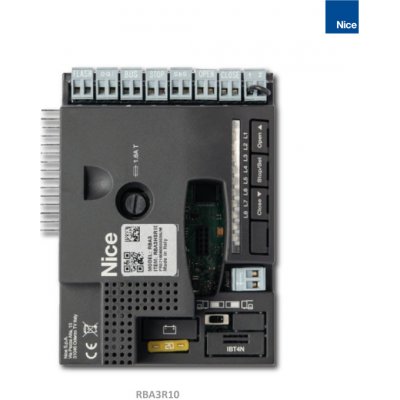 NICE SPRBA3R10 inovativní řídicí jednotka pro motor Robus400/600/1000 a RUN1500 - rozšířené funkce, ZPĚTNĚ KOMPATIBILNÍ s RBA3 – Hledejceny.cz