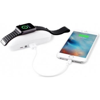 PURO Dual iPower Apple Watch 4000 mAh bílá