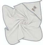 Bocioland dětská termofroté osuška 100x100 Vlček šedá – Zboží Mobilmania