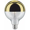 Žárovka Paulmann LED žárovka E27 G125 827 6,5W Head mirror zlatá 28678