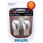 Philips SilverVision 12496SVB2 PY21W BAU15s 12V 21W – Zboží Mobilmania