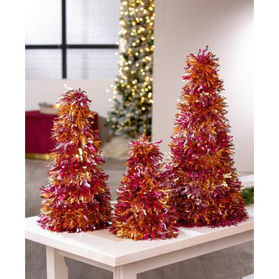Gilde Sada 3 vánočních stromků Shimmer, 49,5 cm – Hledejceny.cz