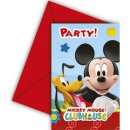 pozvánky na párty Mickey Mouse