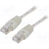 síťový kabel Gembird PP22-0.25M Patch, F/UTP, 5e, lanko, CCA, PVC, 0,25m, šedý