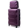 Cestovní kufr Rogal Luxury set fialová 35l, 65l