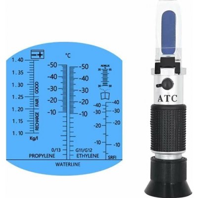 ATC Refraktometr pro auto, tester chladící kapaliny, kyseliny AKU, ADblue – Sleviste.cz
