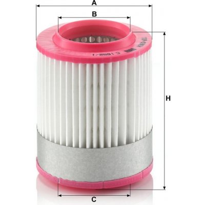 MANN-FILTER Vzduchový filtr MANN C1652/1 (MF C1652/1) – Hledejceny.cz