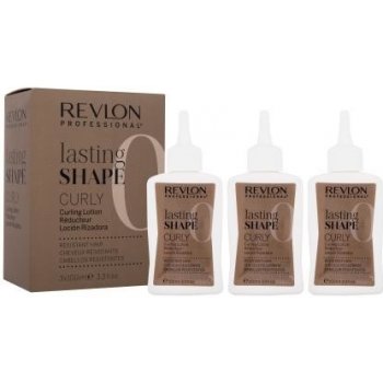 Revlon Lasting Shape Curly Curling Lotion Resistant Hair 0 trvalá ondulace 3 x 100 ml