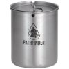 Outdoorové nádobí PATHFINDER Hrnek s víčkem velký 740 ml NEREZ