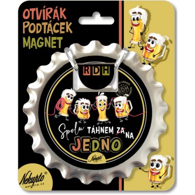 Nekupto Otvírák na pivo, podtácek Spolu táhnem na jedno Rdh – Hledejceny.cz