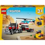LEGO® Creator 31146 Náklaďák s plošinou a vrtulníkem – Zboží Živě