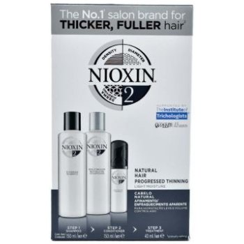 Nioxin System 2 Cleanser Shampoo 150 ml + Nioxin System 2 Scalp Therapy Revitalizing Conditioner 150 ml + Nioxin System 2 Scalp & Hair Leave-In Treatment 40 ml dárková sada