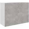 Kuchyňská dolní skříňka zahrada-XL Horní skříňka betonově šedá 80 x 31 x 60 cm dřevotříska
